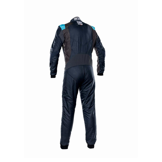 Traje de carreras OMP ONE EVO X MY23 azul marino (FIA)