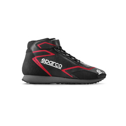 Botas de carreras Sparco SKID+ negro/rojo (homologación FIA)