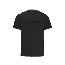 Camiseta de hombre Stealth Logo negra Mercedes AMG F1 