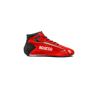 Botas de carreras Sparco SLALOM+ MY25 rojo (homologación FIA)