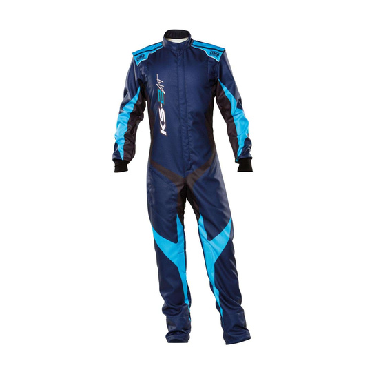 Traje kart para niños OMP KS-2 ART azul (homologación CIK-FIA)