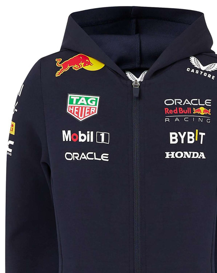 Sudadera con capucha para niños Zip Team Red Bull Racing 2024