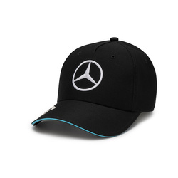 Gorra Russell Team Mercedes AMG F1 2024 negra infantil