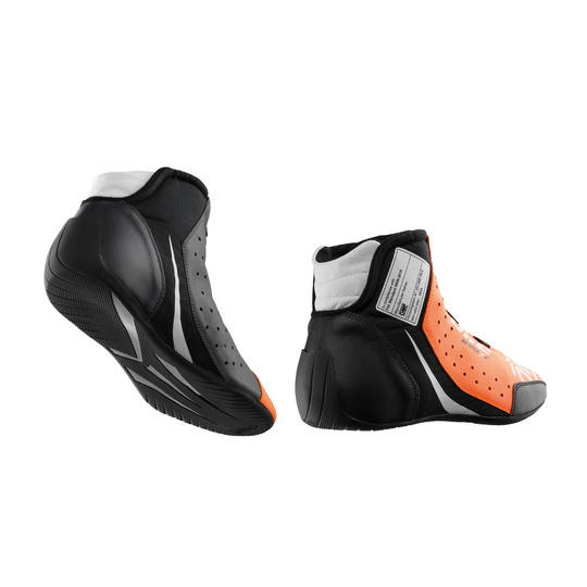 Botines OMP ONE EVO X R naranja-negro (FIA)