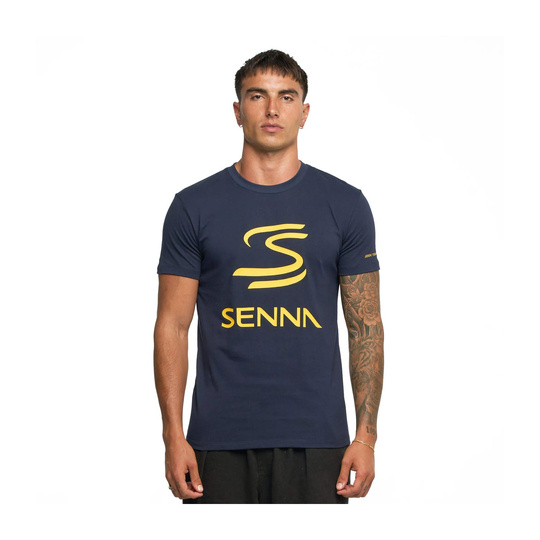 Camiseta Legacy Logo Ayrton Senna F1 2025 para hombre 