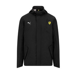 Chaqueta de hombre impermeable Rain Black Ferrari F1 2024