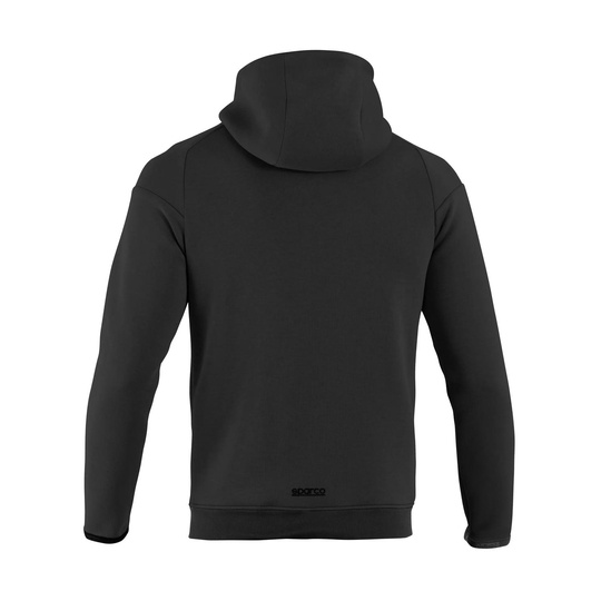 Sudadera con capucha de hombre Sparco Full Zip MY25 negro