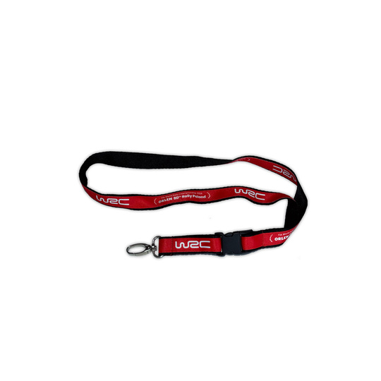 Cordón para llaves Rally Polonia WRC 2024 rojo