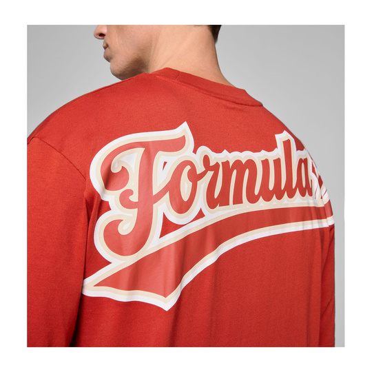 Camiseta Hombre Heritage Logo roja Formula 1 2025