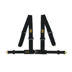 Cinturones de seguridad OMP Racing de 4 puntos ECE, DA508, negro