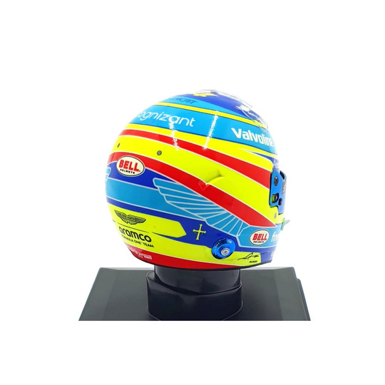Casco de Fernando Alonso a escala 1:5 del Aston Martin F1 2025