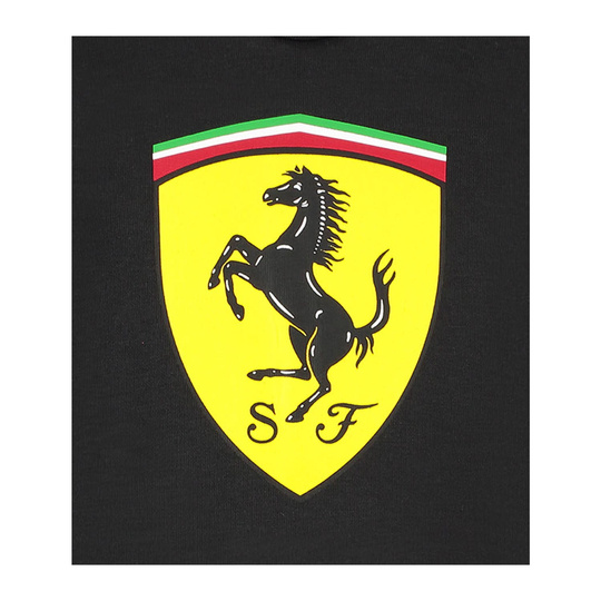 Sudadera infantil Shield negra Ferrari F1 2025