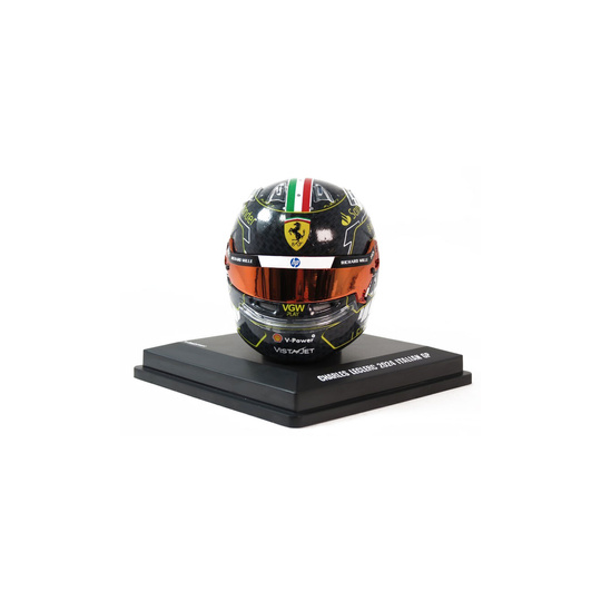Casco de Charles Leclerc de la Scuderia Ferrari para el Gran Premio de Monza, escala 1:5