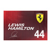Bandera Lewis Hamilton Scuderia Ferrari F1 2025