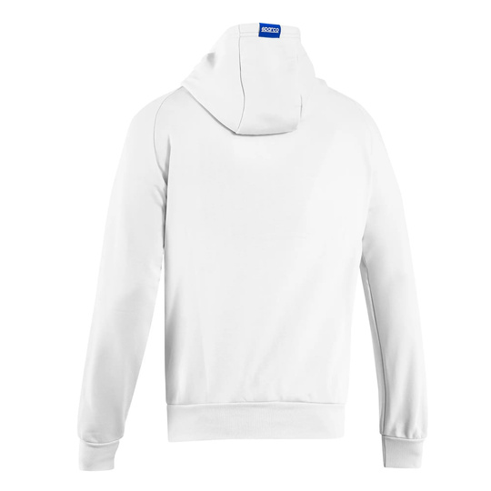 Sudadera Hombre Capucha Sparco GULF blanca