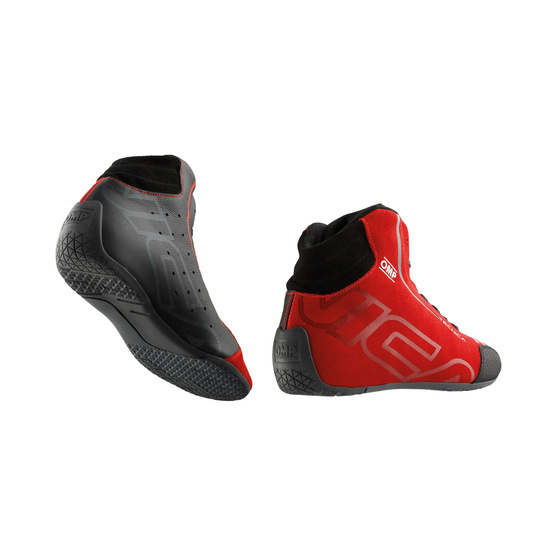 Botines OMP TECNICA my2025 negro/rojo (FIA)