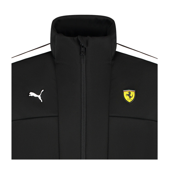 Chaqueta de hombre softshell Logo negra Scuderia Ferrari F1 2025
