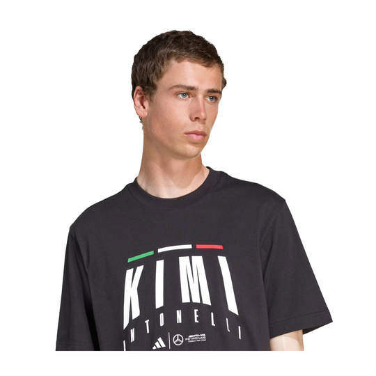 Camiseta para hombre Antonelli Mercedes AMG F1 2025 negro