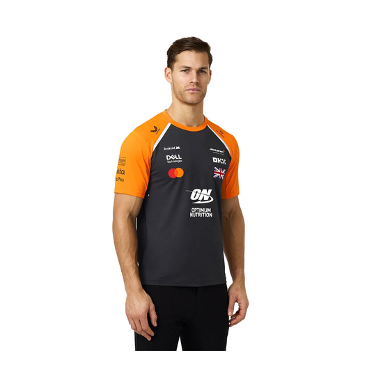 Camiseta Set Up Norris Team McLaren F1 2025 para hombre gris