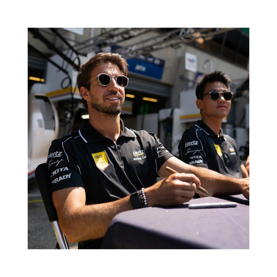 Polo de hombre Hertz Team Jota 2023 negro