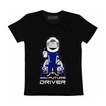 Camiseta T-shirt para niño Future Driver Sparco negro