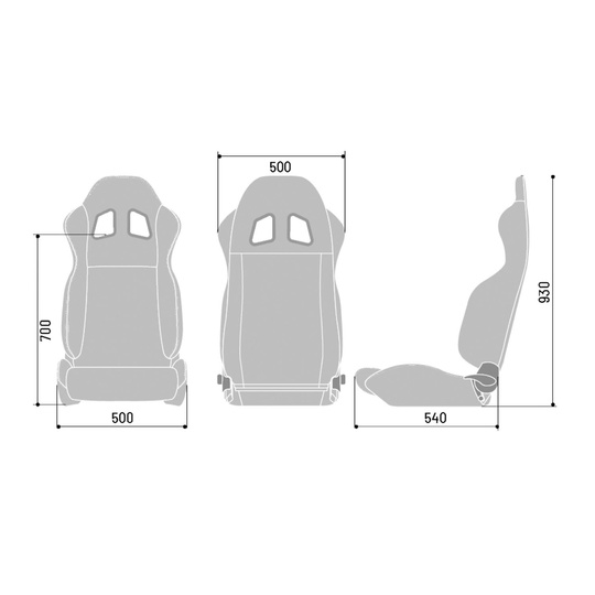 Asiento Sparco R100 MY22 SKY negro