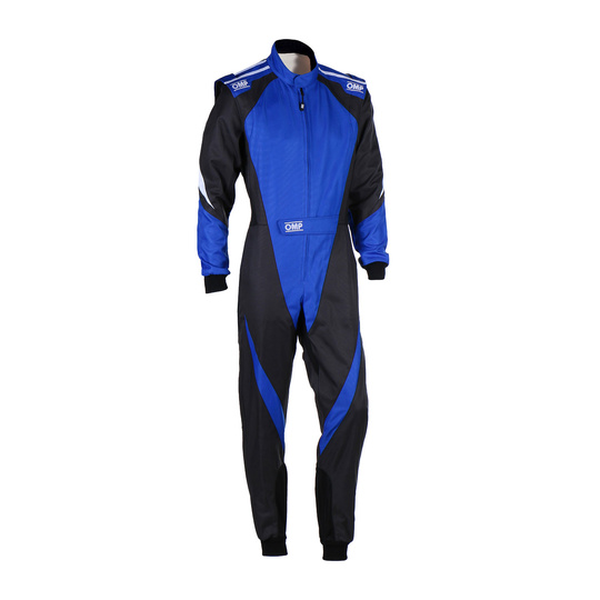 Mono de karting para niños OMP KS-3X 8877-2022 negro-azul