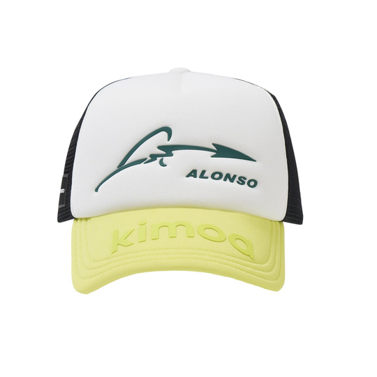 Gorra de béisbol Trucker Alonso Kimoa Aston Martin F1 2024
