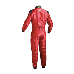 Traje OMP KS-4 rojo (homologación CIK FIA)