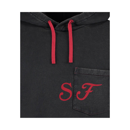Sudadera con capucha Hombre Graphic Negra Ferrari F1 2025 