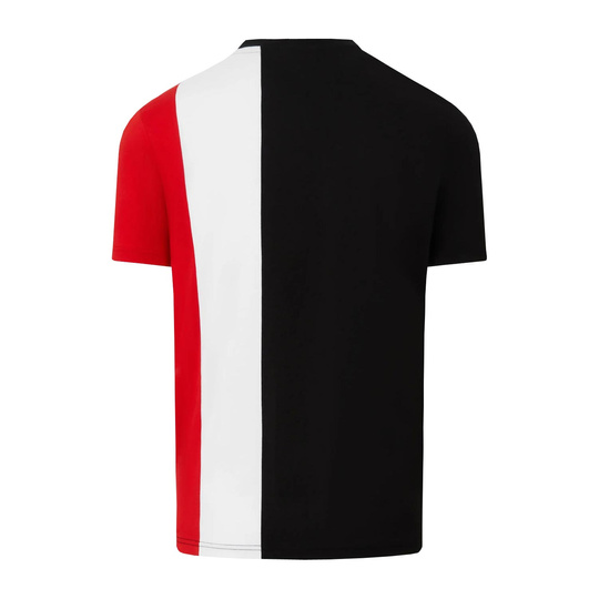 Camiseta negra a rayas Porsche Motorsport 2025 para hombre