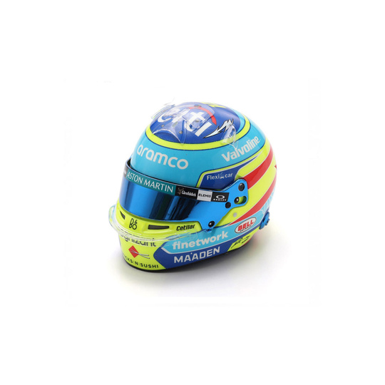 Casco de Fernando Alonso a escala 1:5 del Aston Martin F1 2025