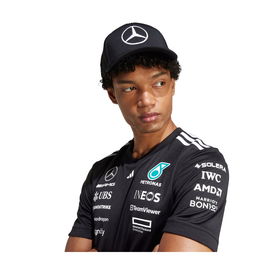 Gorra de béisbol Star Trucker Mercedes AMG F1 2025 negro