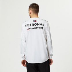 Camiseta de hombre Longsleeve blanco Team Mercedes AMG F1 