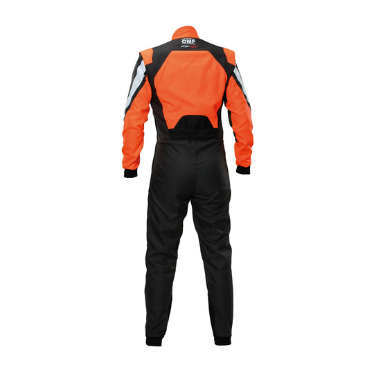 Mono de karting para niños OMP KS-3X 8877-2022 negro-naranja