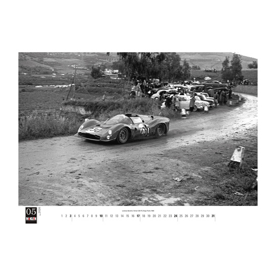  Calendario de pared Motorsport Classic McKlein 2026