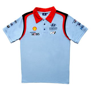 Camisa de polo Team Hyundai Motorsport 2025 azul