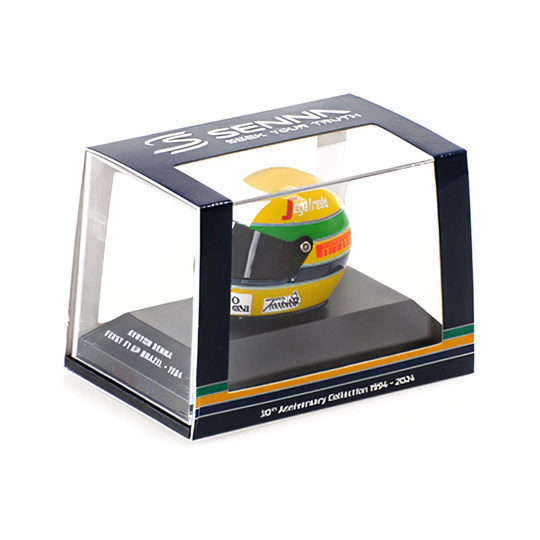 Colección Ayrton Senna, casco a escala 1:8, temporada 1984