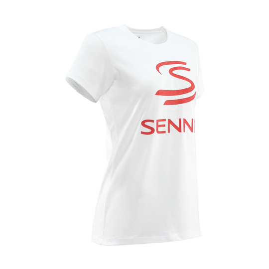 Camiseta Legacy Logo Ayrton Senna F1 2025 para mujer