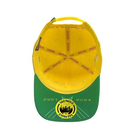 Gorra de béisbol Pirelli Podium Brazil 2025 para hombre