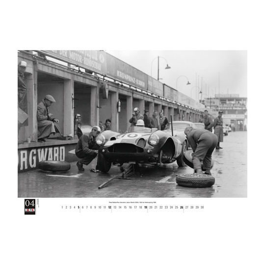  Calendario de pared Motorsport Classic McKlein 2026