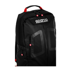 Mochila deportiva STAGE Sparco negro-rojo