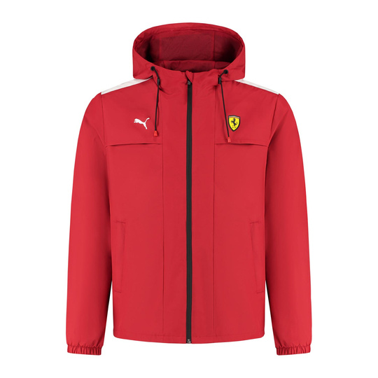 Chaqueta de hombre impermeable roja Scuderia Ferrari F1 2025