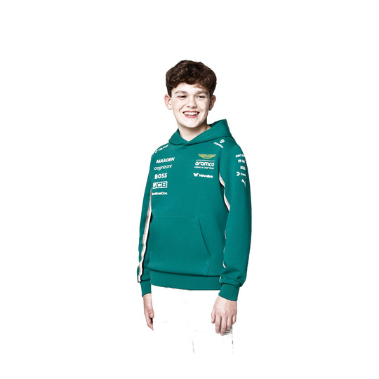 Sudadera con capucha Team Aston Martin F1 2025 para niños