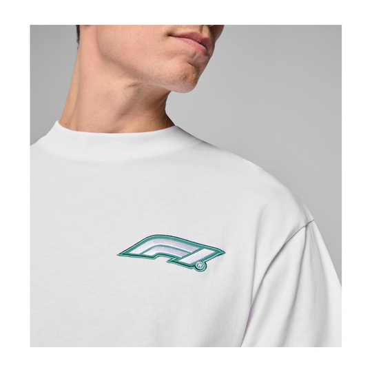 Camiseta Hombre Legacy Graphic blanca Formula 1 2025