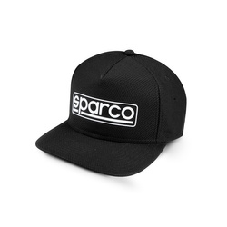 Gorra de beisbol Sparco STRECH negro