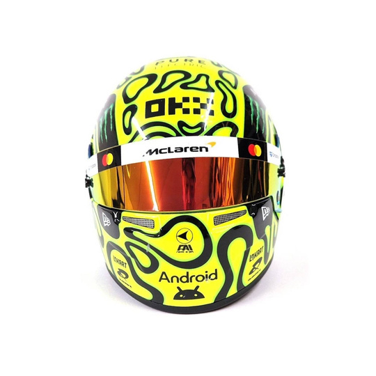 Casco de Lando Norris de la McLaren F1 2025, escala 1:2