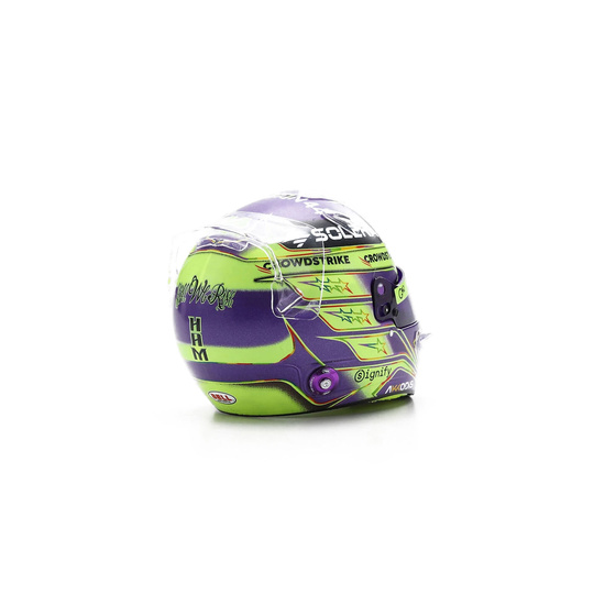 Casco de Lewis Hamilton de la Mercedes AMG Petronas para el Silverstone, escala 1:5