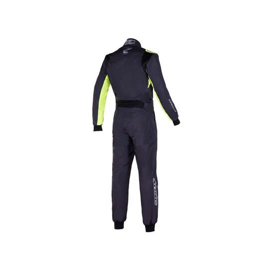 Traje de karting Alpinestars KMX-9 V3 GRAPHIC 4 8877-2022 negro-amarillo (FIA)