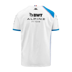 Camiseta del equipo Fan Team white Alpine Racing F1 